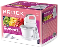 Plakiklis Maišytuvas su dubeniu BROCK HMB 3009 WH 300W
