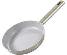 Presuota aliuminio keptuvė, 20 cm, 1,1 l, keraminė danga, šampanės spalvos