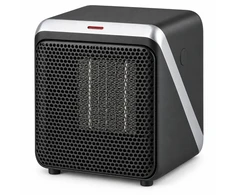 Rosberg 55R51970KB PTC keraminis šildytuvas su LCD ekranu, 500W, 10,9 × 10,9 × 12,2 cm