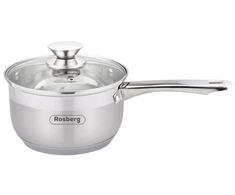 Puodas su dangčiu, 16 cm, 1.9L, Nerūdijantis plienas, 5R1210H16K, Rosberg
