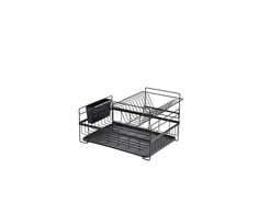Rosberg 5R53000PBL, indų džiovyklė, 2 lygiai, 45x32,5x27,3 cm, juoda
