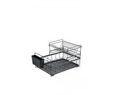 Rosberg 5R53000PBL, indų džiovyklė, 2 lygiai, 45x32,5x27,3 cm, juoda