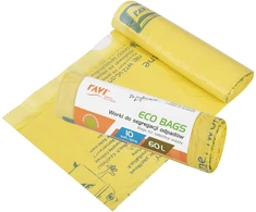 Rūšiavimo atliekų maišai, 60 l, 10 vnt., plastikui, 6.5 x 3.5 x 19, 00788, Simple Solution