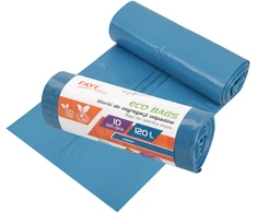 Rūšiavimo atliekų maišai – popieriui, 120 l, 10 vnt., 8 x 19.5 x 5, 00783, Simple Solution