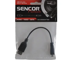 SENCOR USB 2.0 kabelis, A/F-Micro B/M