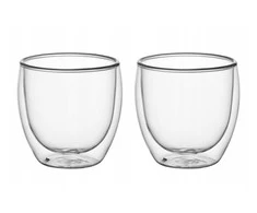 2 dvigubo stiklo stiklinių rinkinys 250 ml, 9011, KAMILLE