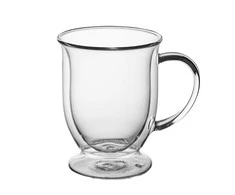 Kamille 2 dvigubas stiklinis komplektas puodeliai 370 ml 9014 9014