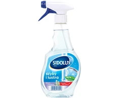 SIDOLUX CRYSTAL stiklų valiklis nuo rasojimo su baltųjų levandų aromatu, 500 ml. Dėžėje 10 vnt.