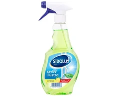 SIDOLUX CRYSTAL stiklų valiklis su citrinų aromatu, 500 ml. Dėžėje 10 vnt.