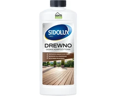 SIDOLUX HOME &amp; GARDEN medinių ir kompozitinių terasų dangų valiklis, 1 l. 9 vnt. dėžėje.