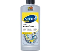 SIDOLUX PROFI vamzdžių užsikimšimų šalinimo priemonė, 1 l. 9 vnt. dėžėje.