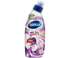 SIDOLUX WC GEL tualeto valymo gelis su levandų ir ramunėlių kvapu, 700 ml. 8 vnt. dėžėje.