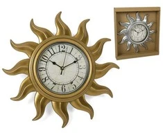 Decorlife Be prekinio ženklo Sieninis laikrodis SOL, 38cm