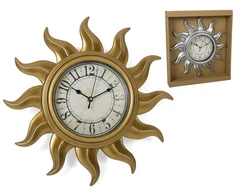Sieninis laikrodis 38 cm, 2 rūšių, 38 x 5 x 38 cm, DECORLIFE