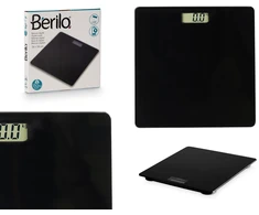 Skaitmeninės svarstyklės, juodos, 2×AAA, maks. svoris 150 kg, 10765, Berilo