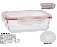 Stačiakampė pietų dėžutė 1040 ml, 6,5 x 20,5 x 15,5 cm, KITCHEN&amp;GO