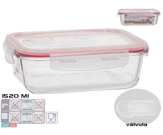 Stačiakampė pietų dėžutė 1520 ml, 7,5 x 22,5 x 17,5 cm, KITCHEN&amp;GO