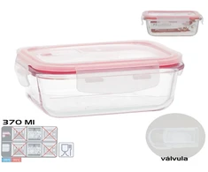Stačiakampė pietų dėžutė 370 ml, 5,5 x 15,5 x 11 cm, KITCHEN&amp;GO