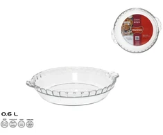Stiklinė kepimo forma 20 x 18 x 4 cm, 0,6 l, MARINEX. Pagaminta Brazilijoje