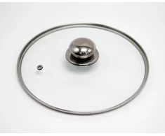 Stiklinis dangtis su nerūdijančio plieno rankenėle, 24 cm, 3025, Michelino