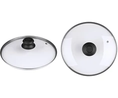 Stiklinis dangtis su plastikine rankenėle, 24 cm, 3021, Michelino