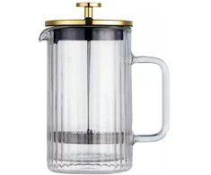 Stūmoklinis kavos/arbatos kavinukas, stiklinis, 0,60 L, Klausberg, KB 7760