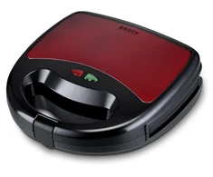 Sumuštinių keptuvas Sumuštinių keptuvė su 4 plokštelėmis vienoje BROCK SSM 6004 RD, 750 W
