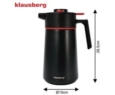 Termosas, 2,5 L, juodas, Klausberg KB 9013