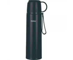 Termosas Rosberg 55R52010FB, nerūdijantis plienas, 0.5 L, juodas. Talpa: 0.5 L