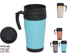 Termo puodelis 400 ml, 3 dizainai, 16,5 x 11,5 x 8 cm, KITCHEN&amp;GO