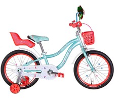 Title: Formula ALICIA 18″ Kids Bike (≈9″ Frame), Steel, Turquoise 2024