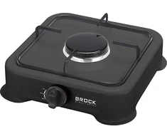 Vieno žiedo dujinė kaitlentė, juoda BROCK GS 2001 BK
