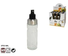 Stiklinis acto butelis 170 ml su purkštuvu, 19,5 × 4,5 × 4,5 cm, KITCHEN&amp;GO