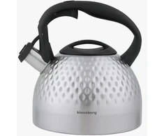 Virdulys su švilpuku, 3l, plieno spalvos Klausberg, KB 7642