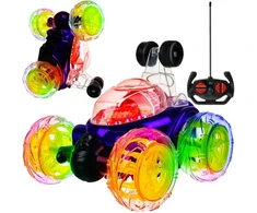 Iso Trade 360° akrobatinis automobilis su pulteliu CRAZY TWISTER ir ledinėmis šviesomis