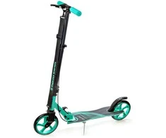 Aliuminis paspirtukas RAVEN ANABEL MINT su dideliais 20 cm. ratais Handbrake
