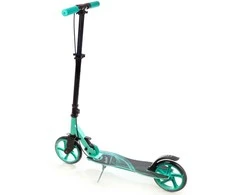 Aliuminis paspirtukas RAVEN ANABEL MINT su dideliais 20 cm. ratais Handbrake