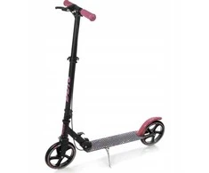 Aliuminis paspirtukas RAVEN DOTS Juodas su dideliais 20 cm. ratais Handbrake