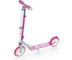 Aliuminis paspirtukas RAVEN LAURA su dideliais 20 cm. ratais