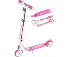 Aliuminis paspirtukas RAVEN LAURA su dideliais 20 cm. ratais Handbrake