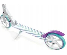 Aliuminis paspirtukas RAVEN PASTELLE su dideliais 20 cm. ratais Handbrake