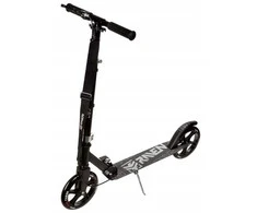 Aliuminis paspirtukas RAVEN STRAIGHT Juodas su dideliais 20 cm. ratais Handbrake