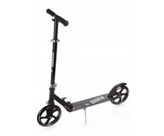 Aliuminis paspirtukas RAVEN STRAIGHT Juodas su dideliais 20 cm. ratais