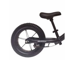 Lean Bike Balansinis dviratis Levi Juodas su pripučiamais ratais