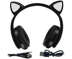Malatec Belaidės „Bluetooth“ ausinės su LED ausimis