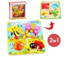 Dvipusis Medinis edukacinis žaidimas "Tooky Toy"
