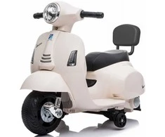 Elektrinis motociklas, Vespa, Baltas