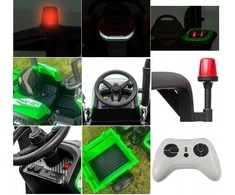 Lean Cars Elektrinis traktorius vaikams BLT-206, mėlynas