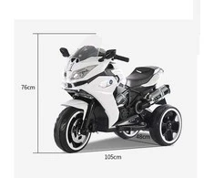 Elektrinis vaikiškas triratis motociklas "Speed 1200GS" (raudonas)