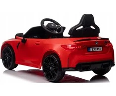 Vienvietis vaikiškas elektromobilis Lean cars BMW M4, raudonas